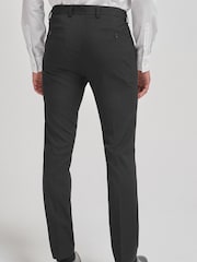 Black Super Skinny Fit Stretch Smart Trousers - Image 2 of 6