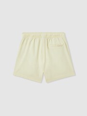 Reiss Lemon Shore 3-9 yrs Plain Drawstring Waist Swim Shorts - Image 2 of 3