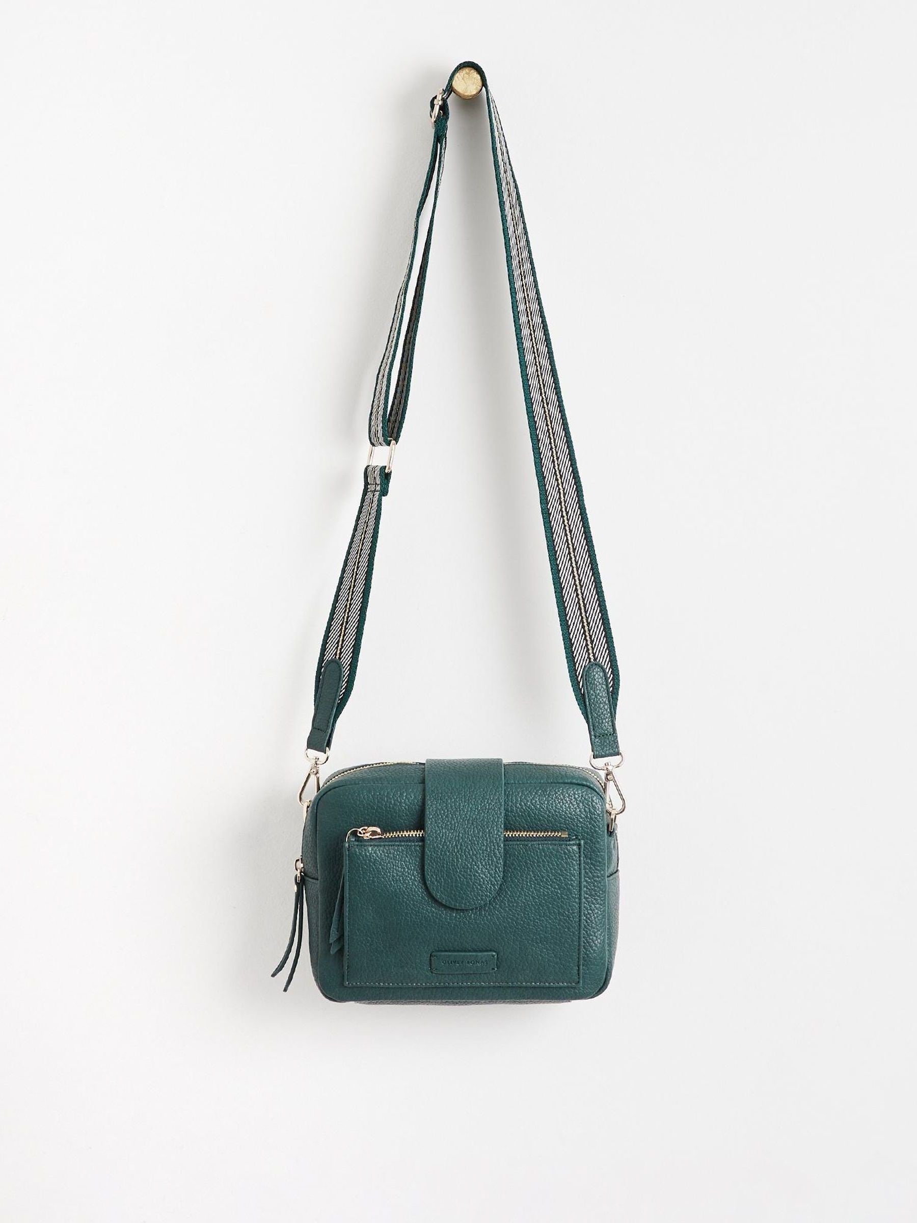 Striped crossbody bag online