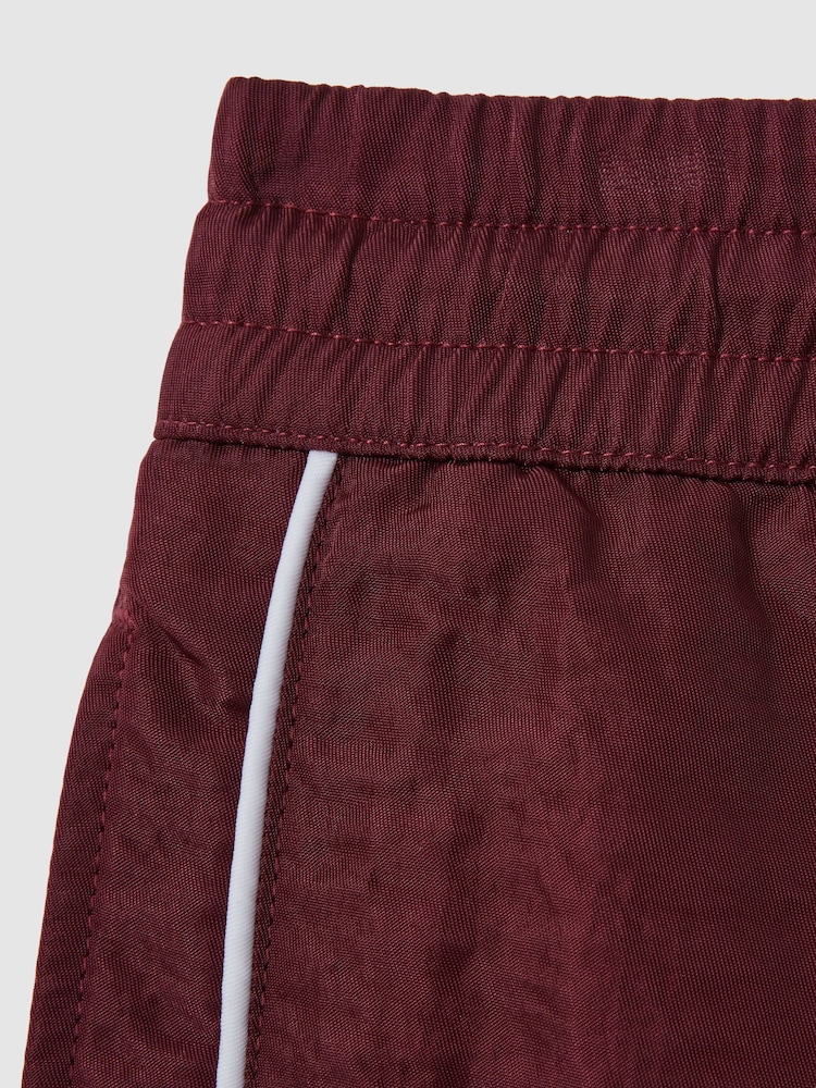 Reiss Brick Red Azure Piped Drawstring Swim Shorts - Image 7 of 7