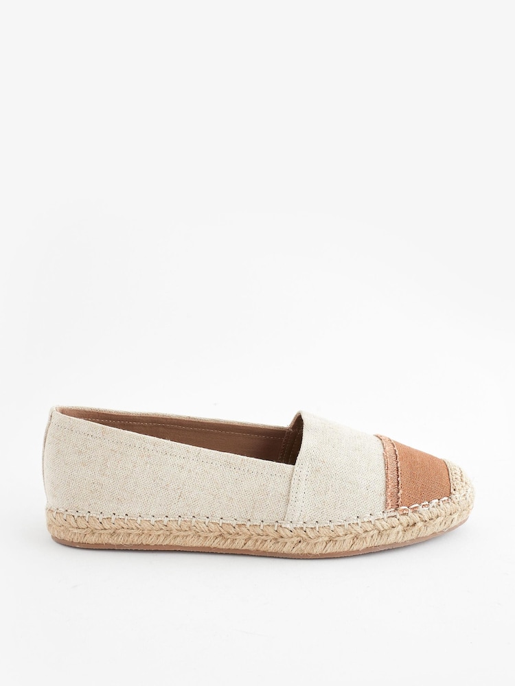 Neutral Forever Comfort® Toe Cap Espadrilles - Image 1 of 4