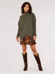 Apricot シェブロン モックネック セーター - 画像 1 / 4