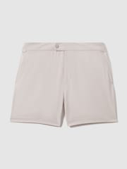 Reiss Off White Sun Side Adjuster Swim Shorts - Image 2 of 7