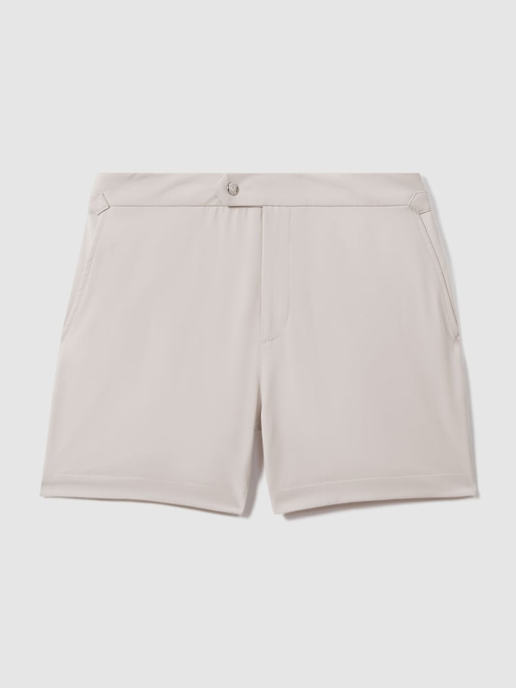 Reiss Off White Sun Side Adjuster Swim Shorts - Image 2 of 7