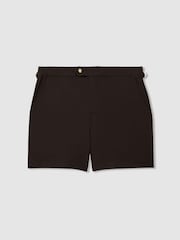 Reiss Chocolate Sun Side Adjuster Swim Shorts - Image 2 of 6