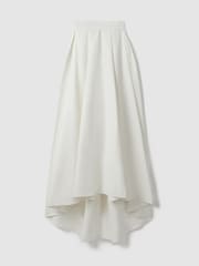 Reiss Ivory Louisa Tie Back Bridal Skirt - Image 2 of 5