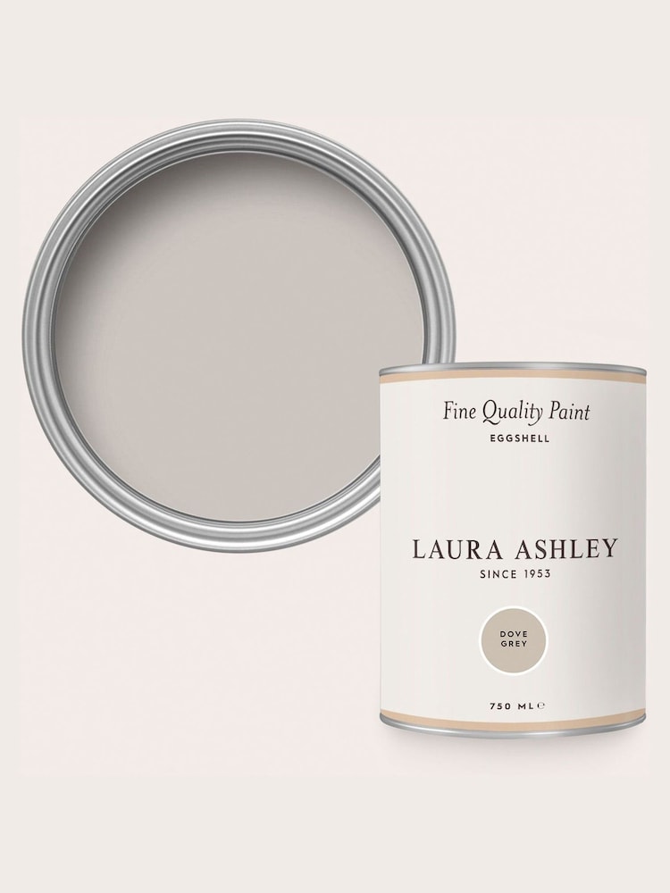 Laura Ashley Dove Grey Eggshell 750ml Paint - Image 4 of 4