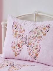 Catherine Lansfield Pink Enchanted Butterfly Reversible Duvet Cover Set - Image 3 of 4