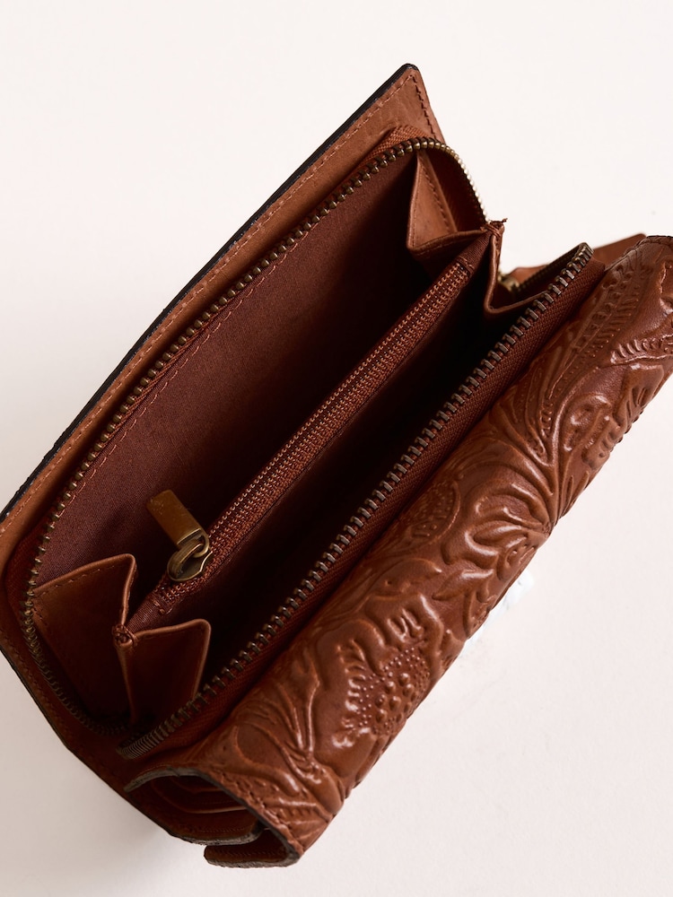Lakeland Leather Brown Temple Purse - Image 2 of 5