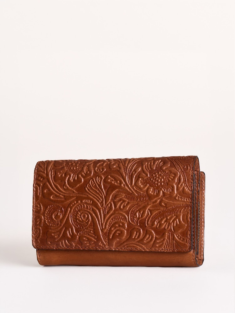 Lakeland Leather Brown Temple Purse - Image 5 of 5