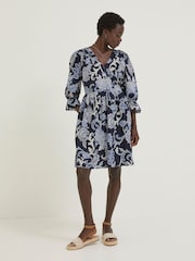FatFace Blue Maddox Palace Floral Dress - Image 3 of 5