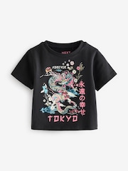 Black Sequin T-Shirt (3-16yrs) - Image 4 of 6