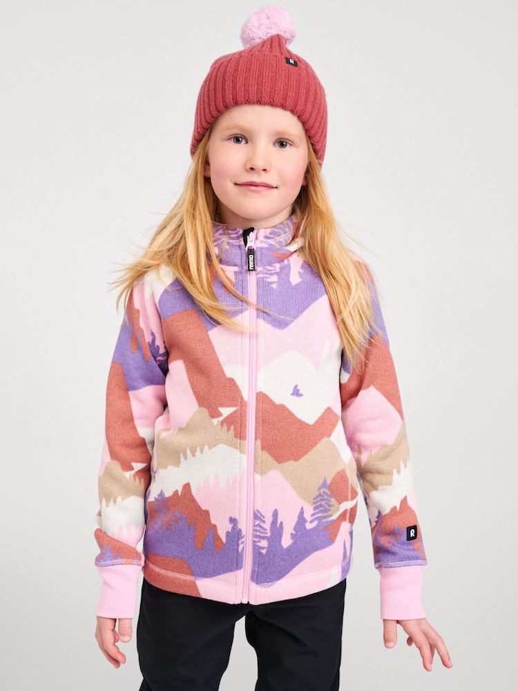 Reima Pink Fleece Northern Hoodie - Image 1 of 6 Reima Pink Fleece Northern Hoodie - Image 1 of 6