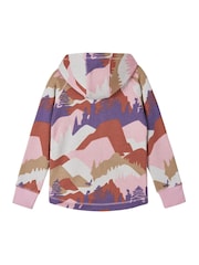 Reima Pink Fleece Northern Hoodie - Image 3 of 6