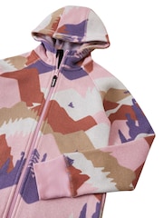 Reima Pink Fleece Northern Hoodie - Image 4 of 6
