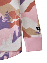 Reima Pink Fleece Northern Hoodie - Image 5 of 6