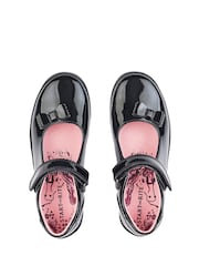 Start-Rite Giggle Riptape Black Leather School Shoes Wide Fit - Image 5 of 6