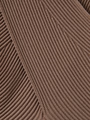 Reiss Neutral Darla Ribbed Cross-Over Vest - Image 6 of 6