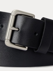 Polo Ralph Lauren Black Leather Jeans Belt - Image 2 of 2