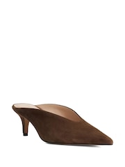 Dune London Brown Decisive Mules - Image 3 of 6