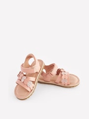 Pink Wide Fit (G) Heart Sandals - Image 1 of 6