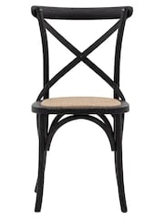 Gallery Home Black Rattan Boston Chair Set of 2 - Image 1 of 5