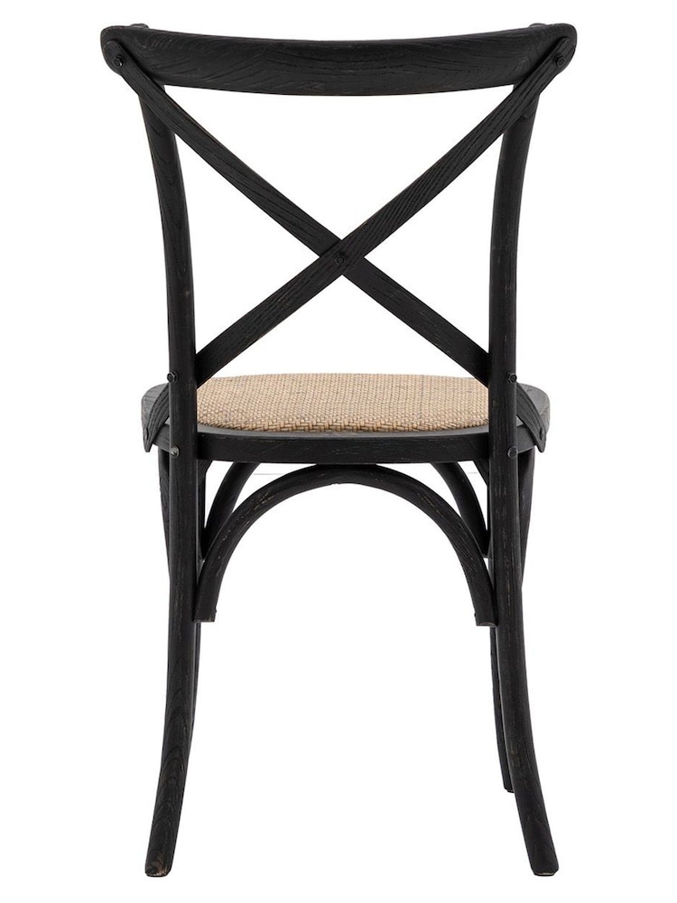 Gallery Home Black Rattan Boston Chair Set of 2 - Image 2 of 5