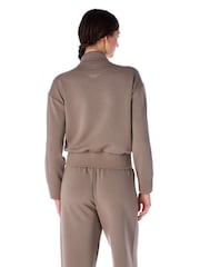 Ted Baker Sport Brown Tailored Cut Scuba Jacket - Image 2 of 4