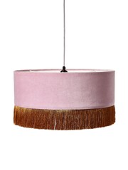 Oliver Bonas Purple Ero Velvet Tassel Pendant Shade - Image 4 of 4