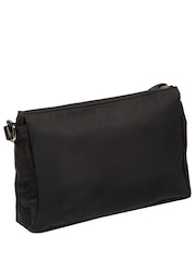 Pure Luxuries London Black 'Margaux'  Canvas & Leather Cross-Body Bag - Image 5 of 6