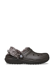 Crocs Brown Classic Fleece Lined Clog - Image 1 of 5