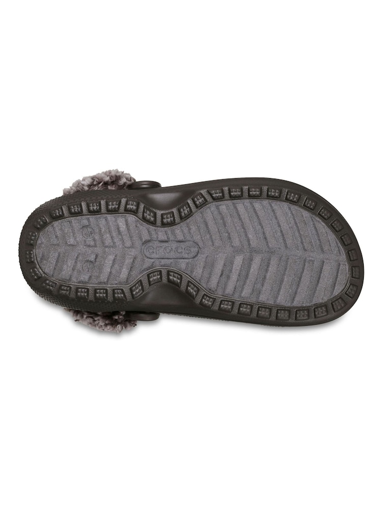 Crocs Brown Classic Fleece Lined Clog - Image 5 of 5 Crocs Brown Classic Fleece Lined Clog - Image 5 of 5