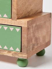 Oliver Bonas Green Hand Painted Wooden Storage Drawers - Image 3 of 4