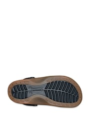 Crocs Black Classic Evo Gum Clogs - Image 4 of 5