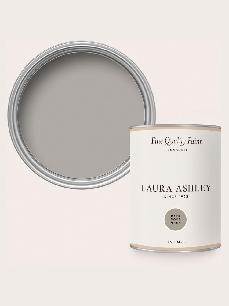 Laura Ashley Dark Dove Grey Eggshell 750ml Paint - Image 4 of 4