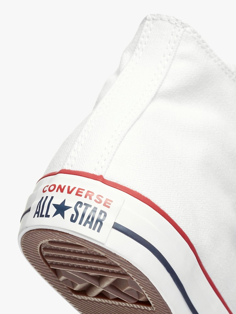 Converse White Chuck Taylor All Star High Trainers - Image 11 of 12