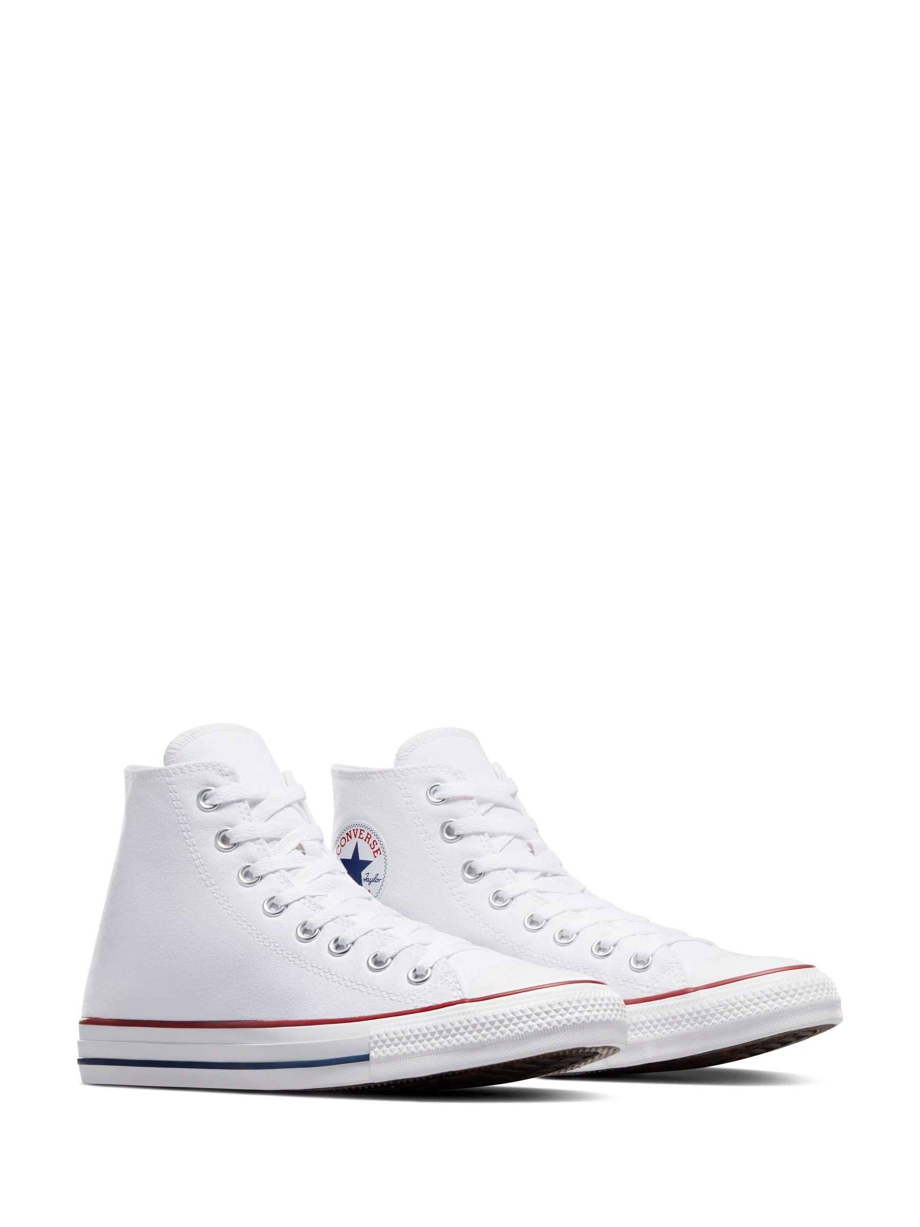 Buy Converse White Standard Fit Chuck Taylor All Star High Trainers from Next USA