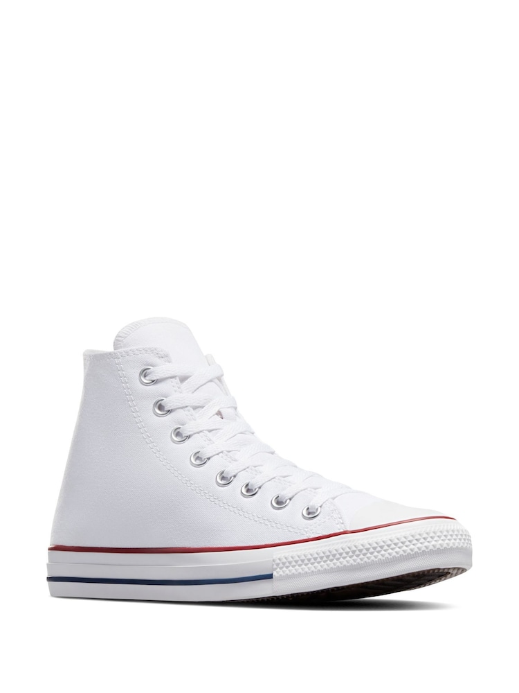 Converse White Chuck Taylor All Star High Trainers - Image 9 of 12