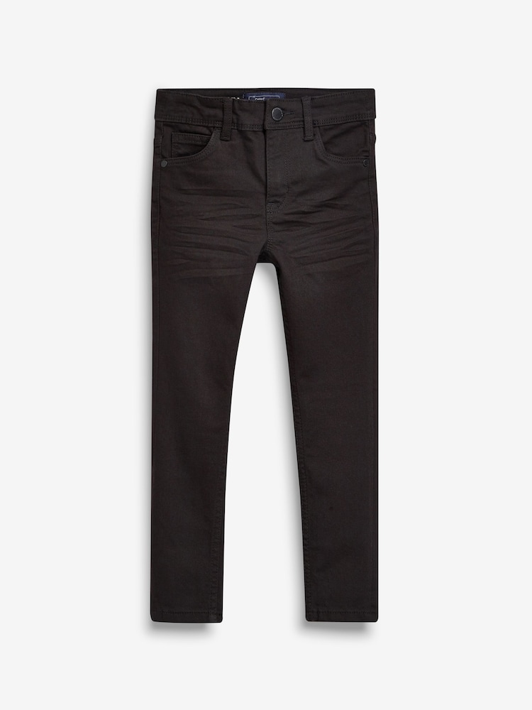 Black Super Skinny Fit Stretch Jeans (3-17yrs) - Image 1 of 3