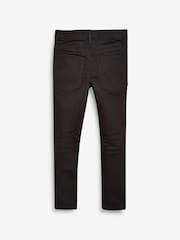 Black Super Skinny Fit Stretch Jeans (3-17yrs) - Image 2 of 3