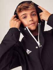 adidas Black Entrada Rain Jacket - Image 4 of 10