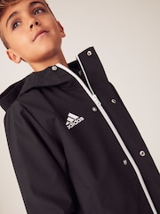 adidas Black Entrada Rain Jacket - Image 6 of 10