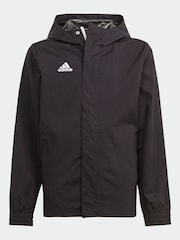 adidas Black Entrada Rain Jacket - Image 7 of 10