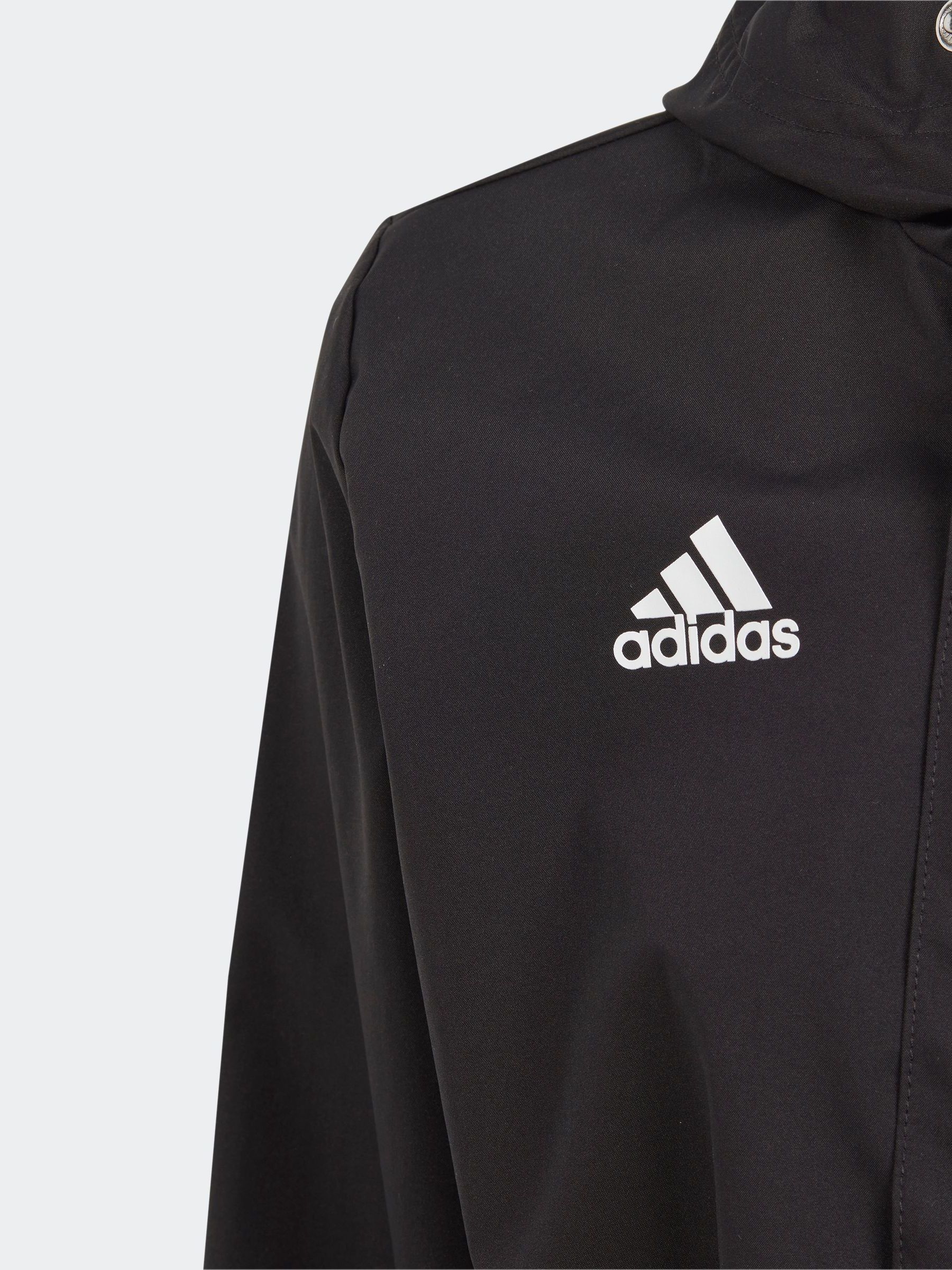 Adidas mens rain jacket black deals