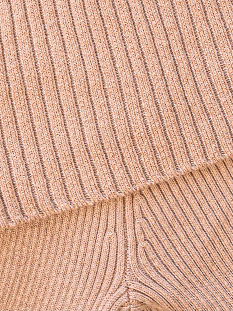 Ro&Zo Knit Bardot Brown Top - Image 6 of 6