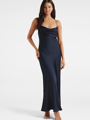 Forever New Navy Blue Blair Back Detail Maxi Dress - Image 1 of 1