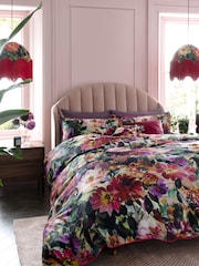 Clarke & Clarke Multi Tahiti 200 Thread Count Duvet Cover and Pillowcase Set - Image 1 of 4