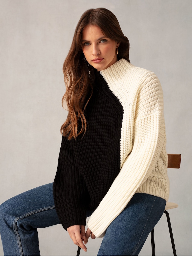 Ro&Zo Two Tone Jumper - Image 1 of 8