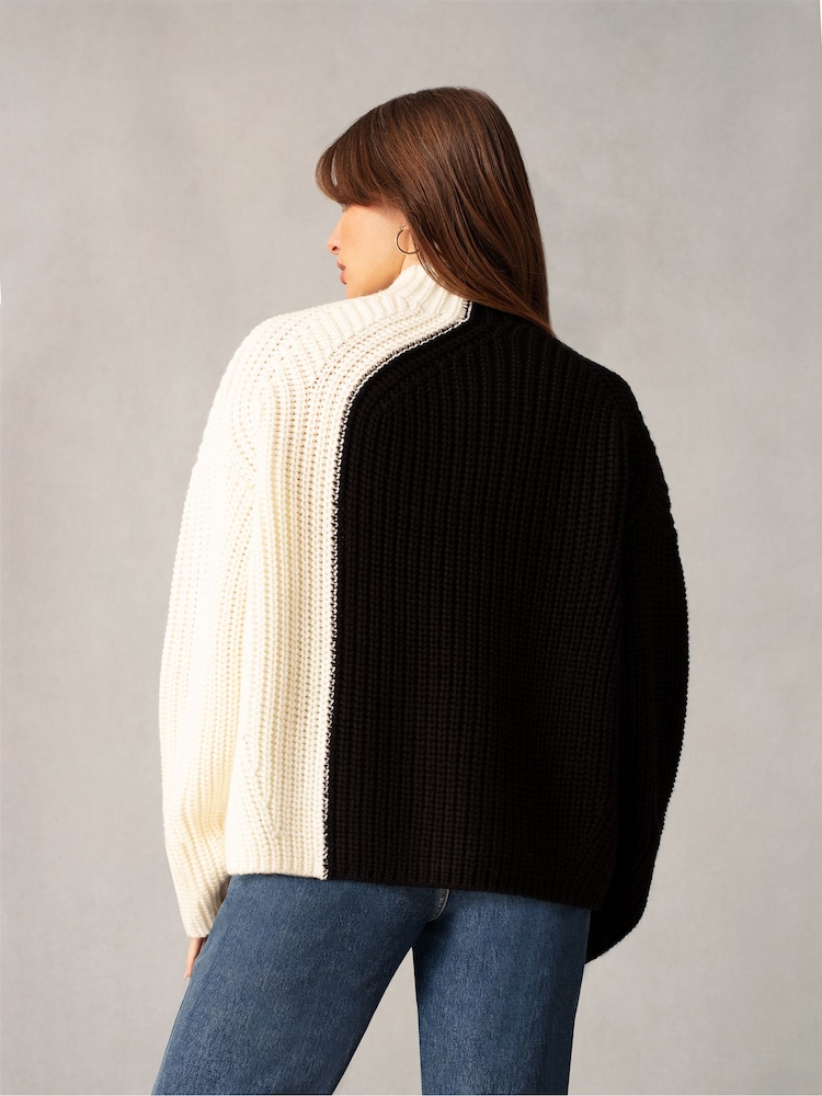 Ro&Zo Two Tone Jumper - Image 2 of 8 Ro&Zo Two Tone Jumper - Image 2 of 8