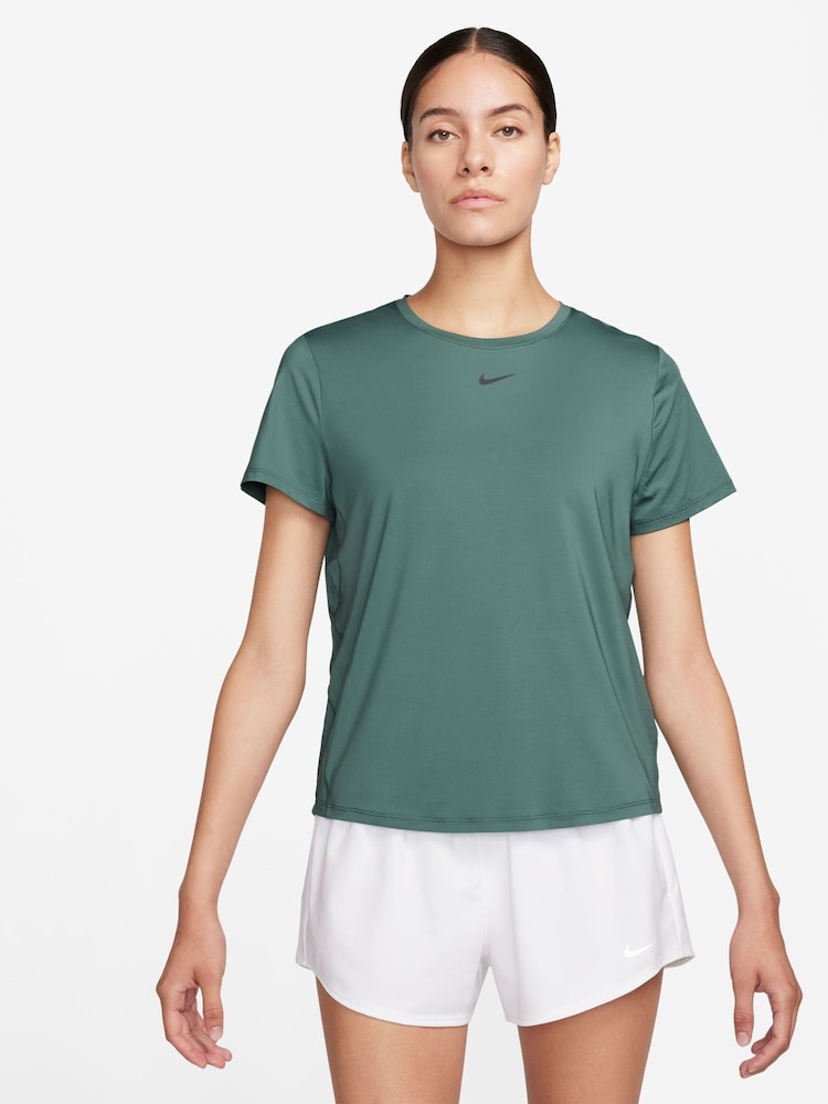 Nike Green One Classic Dri-FIT Short Sleeve Top - Image 1 of 5